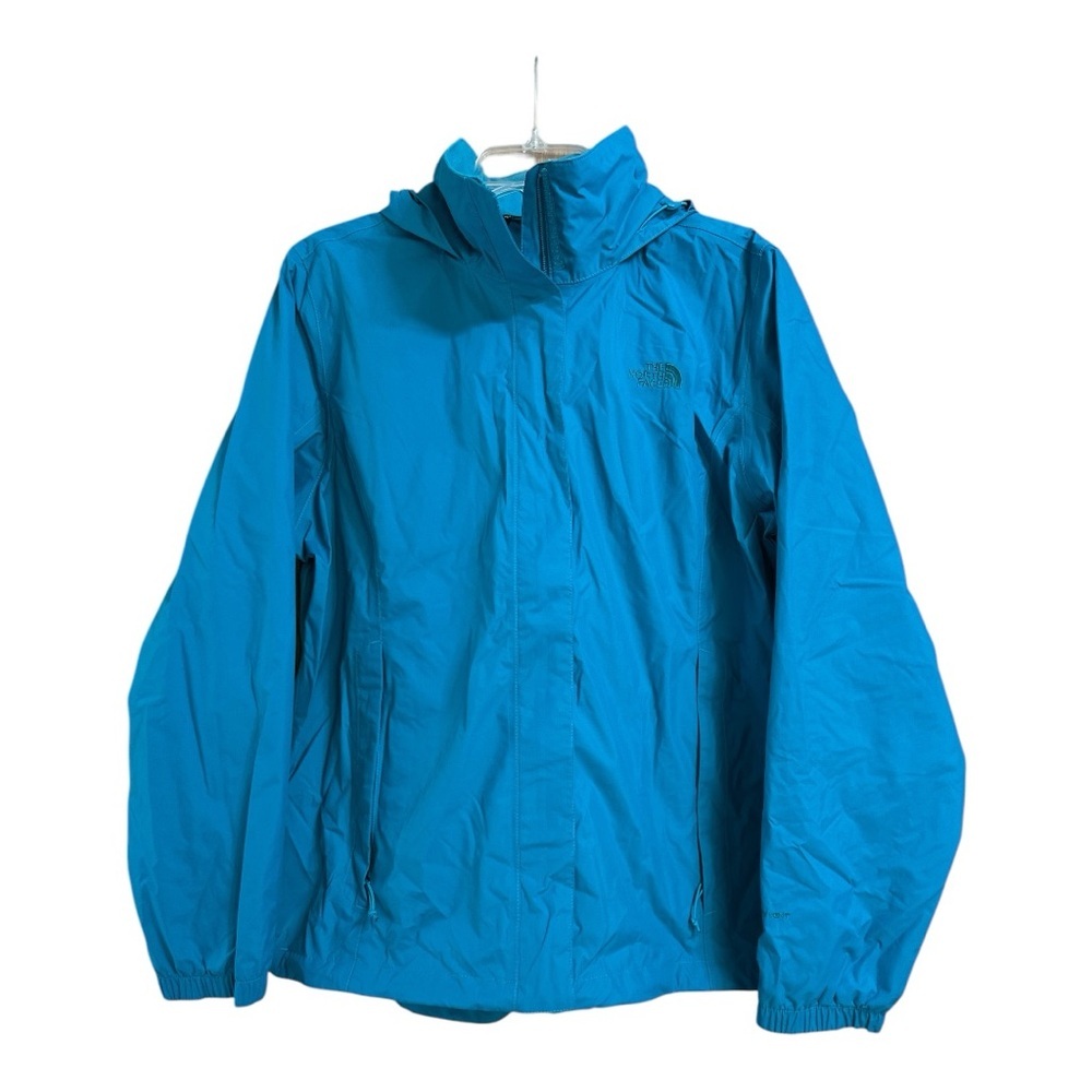The North Face DryVent Women’s Hooded Teal Rain Jacket, XL